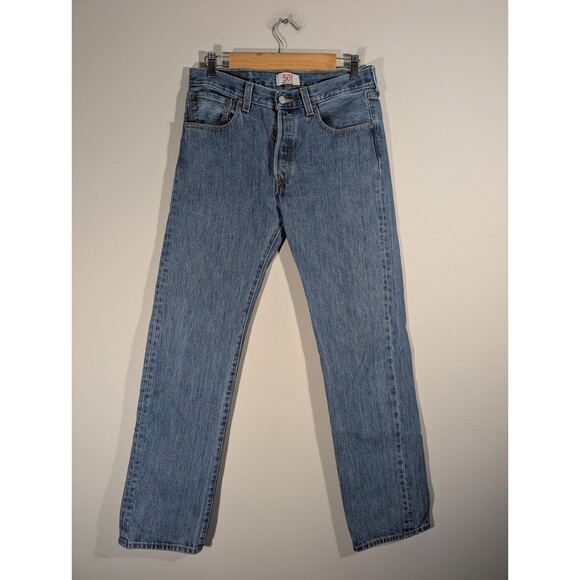 Levi's 501 XX Men's Straight Leg Button Fly Classic Jeans Sz 32 Vintage Western - Picture 1 of 11